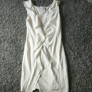Halston white dress